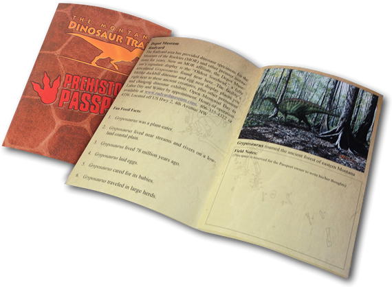 Prehistoric-Passport-Booklet - The Montana Dinosaur Trail Prehistoric Passport Booklet