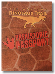 Montana Dino Trail Prehistoric Passport Cover